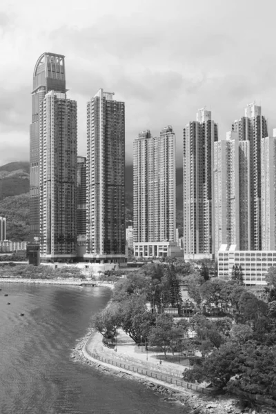 香港的天际线和港口 — 图库照片