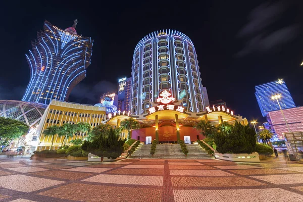 Macao Čína Června 2016 Grand Casino Lisboa Června 2016 Macau — Stock fotografie