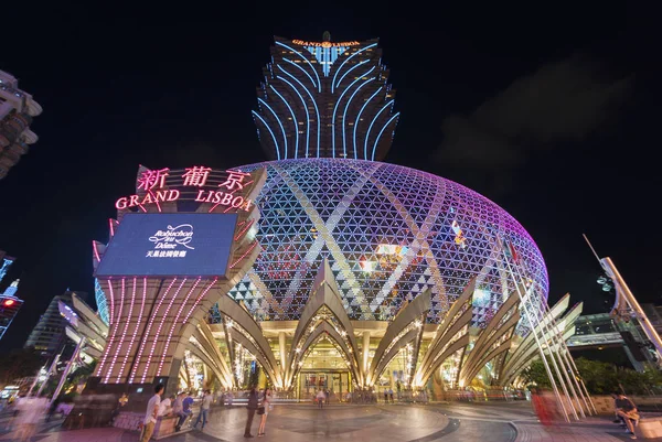 Macau Kina Juni 2016 Grand Casino Lisboa Juni 2016 Macau — Stockfoto