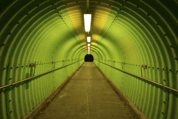 View Empty Old Tunnel — Stock Photo, Image