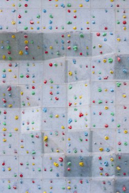 Artificial rock climbing wall  clipart