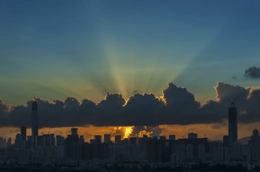  Shenzhen, Çin kule, görünümü, futian, iş, işareti, panoramik, günbatımı, alacakaranlık, manzarası, akşam, alacakaranlık, guangdong, Asya, modern, bölge, metropolis, Mimarlık, şehir, panorama, bina, Ofis Binası, finans, Asya, Çin, citysca