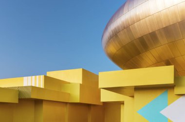 Modern bina soyut arkaplan deseni