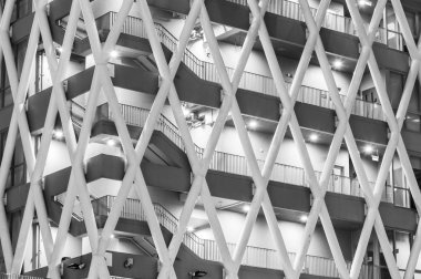 Modern bina soyut arkaplan deseni