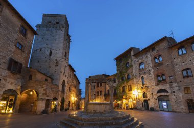San Gimignano Ortaçağ Köyü, Toskana, İtalya, Avrupa