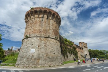 Ortaçağ Köyü San Gimignano, Toskana, İtalya, Avrupa'nın pastoral manzara