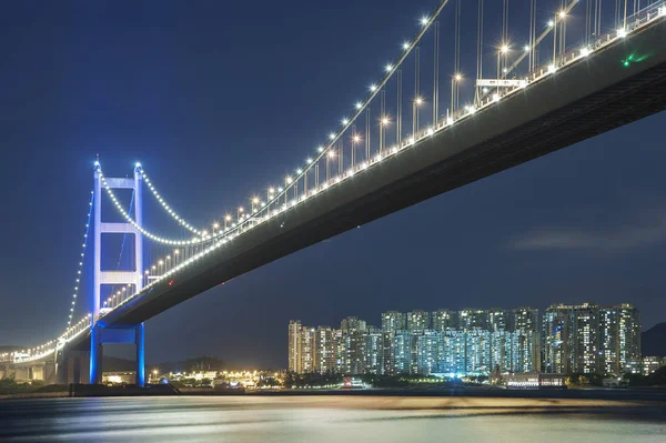 Мост Цин Гонконге — стоковое фото
