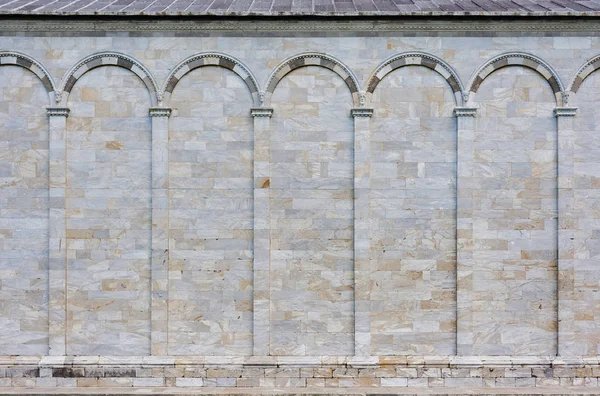 Klasyczny Stary Mur Pizie Toskania Włochy — Zdjęcie stockowe