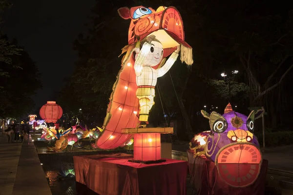 Lanterne Dragon Chinois Pour Nouvel Chinois — Photo