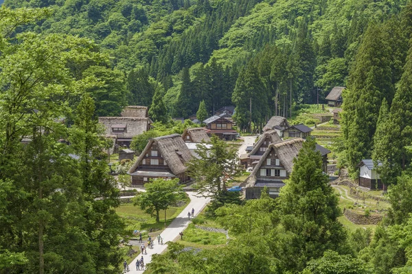 Casas Gassho Zukuri Gokayama Village Gokayama Sido Inscrito Lista Del — Foto de Stock