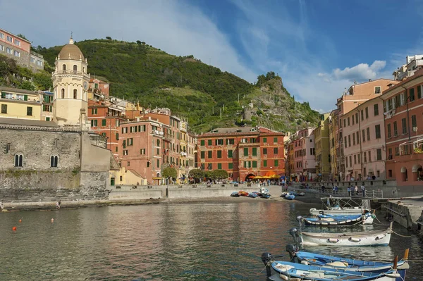 Landskap Resort Byn Vernazza Cinque Terre Italien — Stockfoto