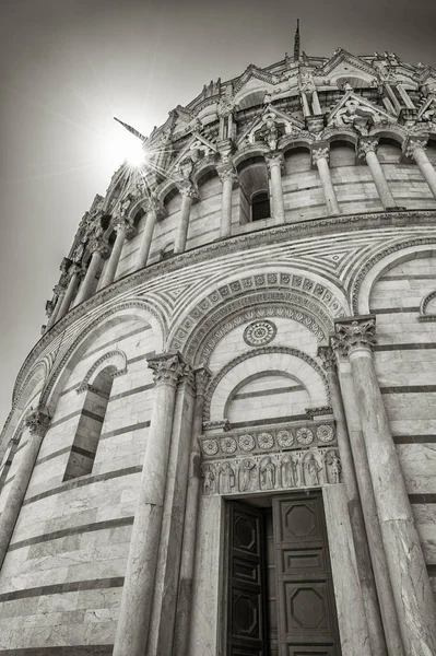 Baptisterium Van Sint Jan Piazza Dei Miracoli Pisa Toscane — Stockfoto