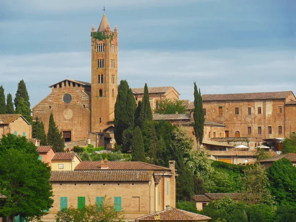 Paesaggio Idilliaco Del Borgo Medievale San Gimignano Toscana Italia Europa — Foto Stock