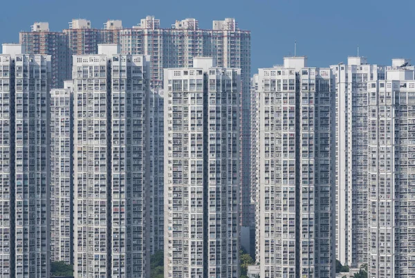 Bostads Byggnad För Höghus Hong Kong City — Stockfoto