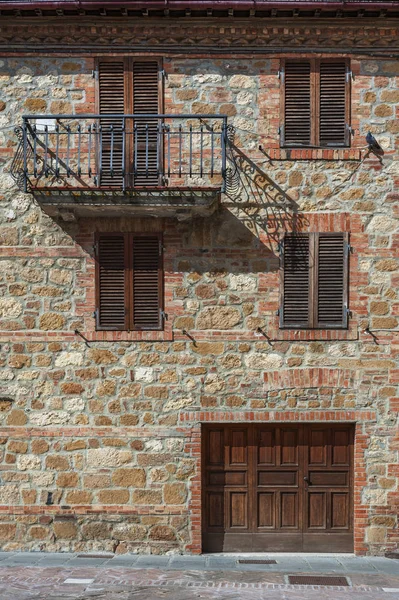 Edificio Residencial Pienza Toscana Italia — Foto de Stock