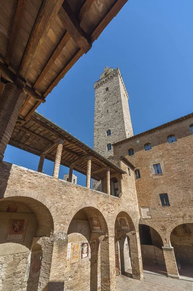 Torre San Gimignano Toscana Italia — Fotografia de Stock