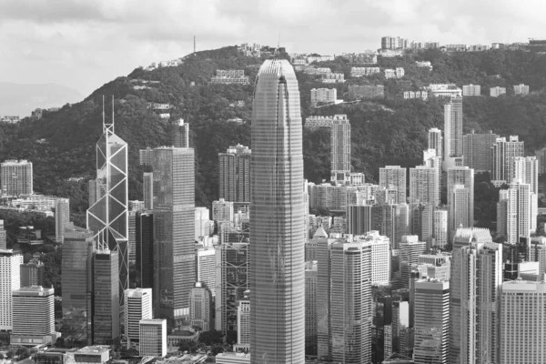 香港城市的天空线 — 图库照片