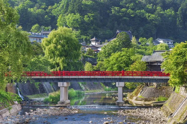 Puente Nakabashi Takayama Shi Japón — Foto de Stock