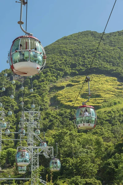 Hong Kong Julho Teleférico Hong Kong Ocean Park Julho — Fotografia de Stock