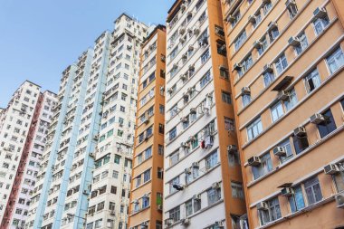 yüksek doğmak konut Hong Kong şehirde bina kalabalık