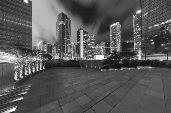 Centro Cidade Hong Kong Cidade Noite — Fotografia de Stock