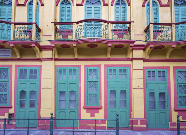portuguese colonial architecture in Macau, China
