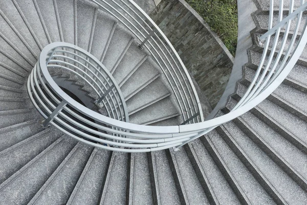 Escadaria Espiral Vazia Vista Cima — Fotografia de Stock