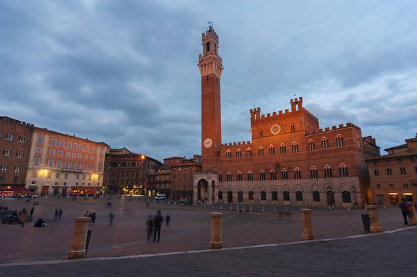 Historical landmark city Siena, Tuscany, Italy
