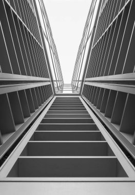 Modern bina soyut desen