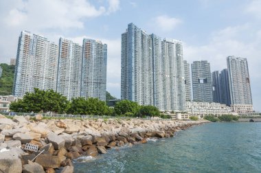 Hong Kong 'da lüks bir konut.