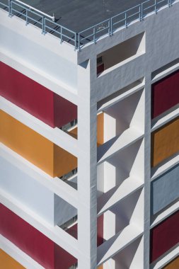 Modern bina soyut arkaplanı