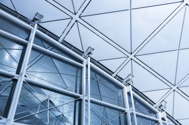 Modern mimarinin iç mimarisi. Soyut arkaplan oluşturuluyor