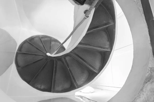 Старі Спіральні Сходи. Побудова абстрактного візерунка тла — стокове фото
