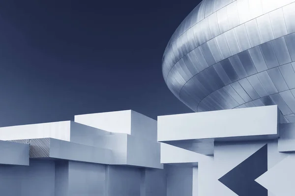 Edificio moderno patrón de fondo abstracto — Foto de Stock