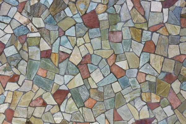 Mönster av dekorativa stenvägg bakgrund textur — Stockfoto