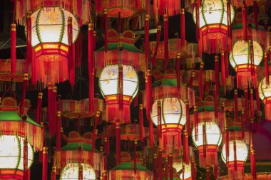 kırmızı Çin feneri. 