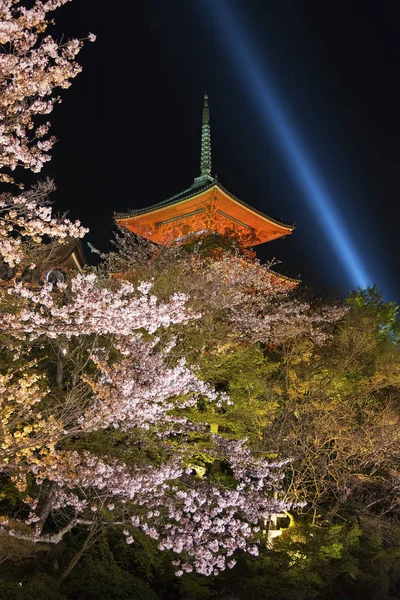Torre di pagoda di Tempio di Kiyomizu in Kyoto Giappone — Foto Stock