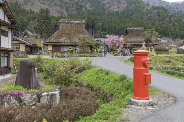 Paesaggio rurale del villaggio storico di Miyama a Kyoto, Giappone — Foto Stock