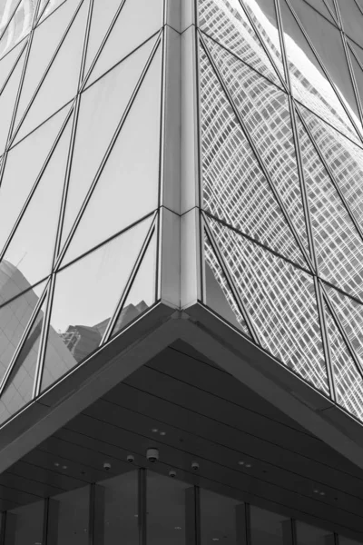 Modern gebouw abstracte achtergrond patroon — Stockfoto