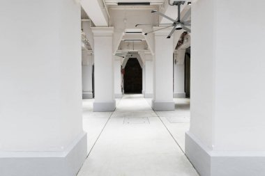 iç görünüm ve tarihsel mimarinin eski sütun