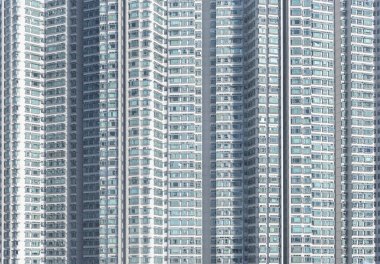 Hong Kong 'da yüksek binalar.