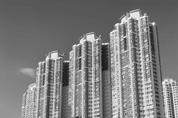 Moderno edificio residencial en la ciudad de Hong Kong —  Fotos de Stock