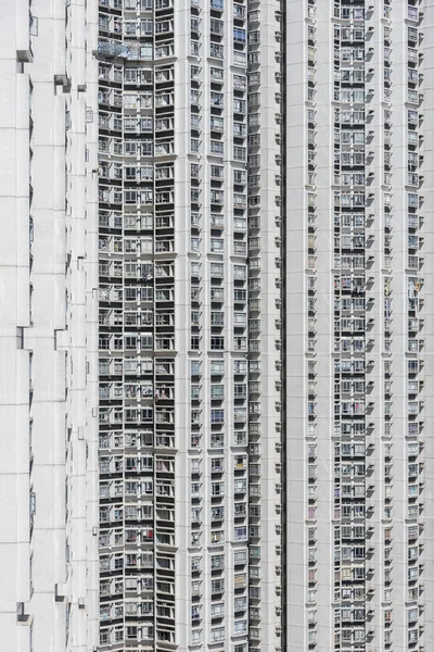 Πολυώροφο κτίριο κατοικιών στην πόλη του Χονγκ Κονγκ — Φωτογραφία Αρχείου