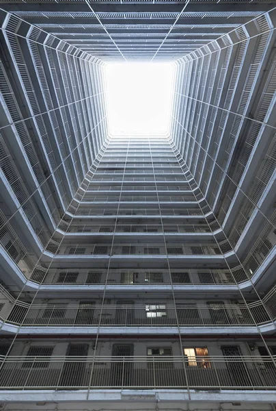 Громадська нерухомість в Гонконзі. Побудова абстрактного фону — стокове фото