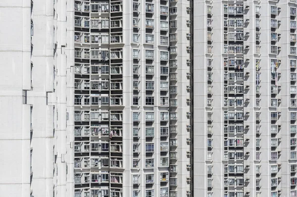 Alto edificio residenziale nella città di Hong Kong — Foto Stock