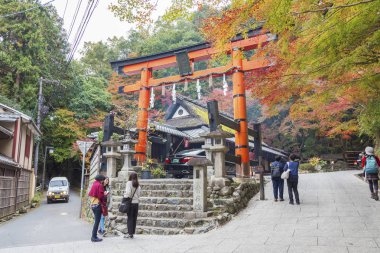 Saga Toriimoto torii gate, Arashiyama, Kyoto