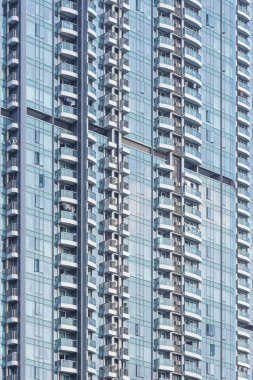 Hong Kong 'da yüksek binalar.