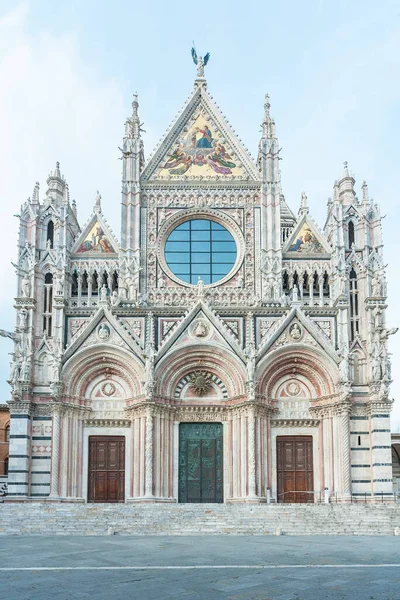 Iglesia Cattedrale Siena Ciudad Histórica Siena Toscana Italia —  Fotos de Stock