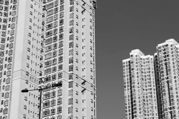 Edificio Residencial Gran Altura Ciudad Hong Kong —  Fotos de Stock