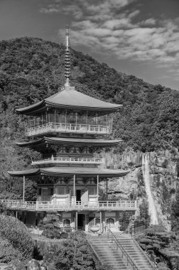 Nagoya, Japonya - 30 Mayıs 2017: Nagoya şehri, gece yarısı. 